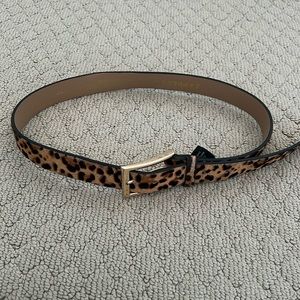 Cheatah Fur Belt
